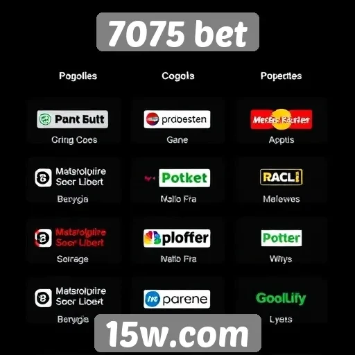 Métodos de pagamento disponíveis no 7075 bet
